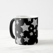 Mug Magique Étoiles d'argent parkly vacances motif de Noël (Devant gauche)