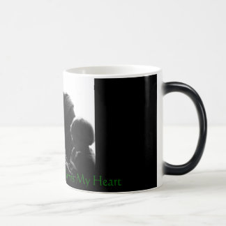 Mug Magique Être avec vous chauffe mon coeur