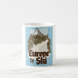 Mug Magique Europe Pour Skier