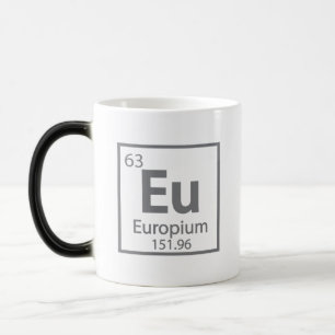 Mug Magique Europium - Europe Science Periodic Design