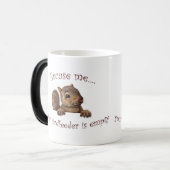 Mug Magique Excusez-moi...votre chargeur d'oiseaux est vide (Devant gauche)