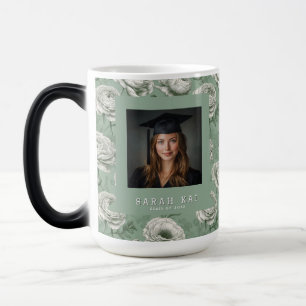 Mug Magique Exercice de début unique de fleur de Ranunculus