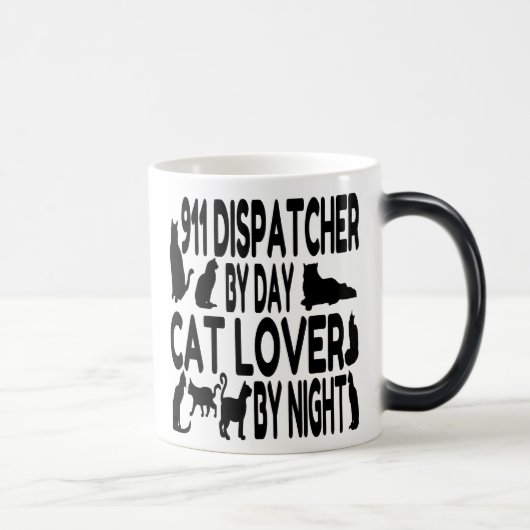 Mug Magique Expéditeur Amoureux des chats 911 (Droite)