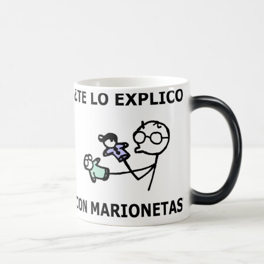 Mug Magique explique avec des marionnettes ? (Droite)