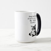 Mug Magique Expliquer les fractions Cardio quotidien Math Fun (Devant droit)