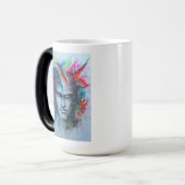 Mug Magique Face d'aquarelle (Devant gauche)
