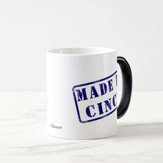 Mug Magique Fait dans Cincy (Devant droit)