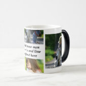 Mug Magique Faites votre propre collage photo et texte (Devant droit)