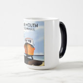 Mug Magique Falmouth Cornouailles Poster de voyage (Devant droit)