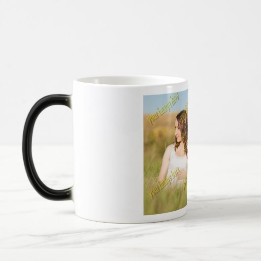 Mug Magique FAMILLE Photo ✨ Lovely Custom (Gauche)