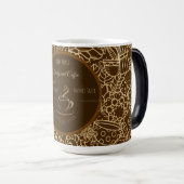 Mug Magique Fathers Day, Daddy and Coffee,Best Daddy Ever (Devant droit)