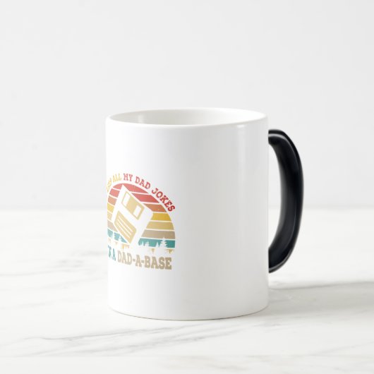 Mug Magique Father's Day I Keep All My Dad Jokes (Devant droit)