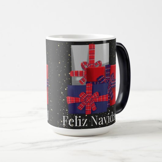 MUG MAGIQUE FELIZ NAVIDAD (Devant droit)