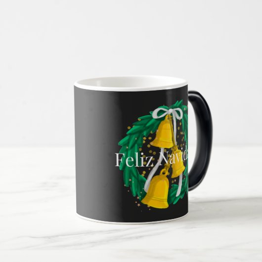 MUG MAGIQUE FELIZ NAVIDAD (Devant droit)