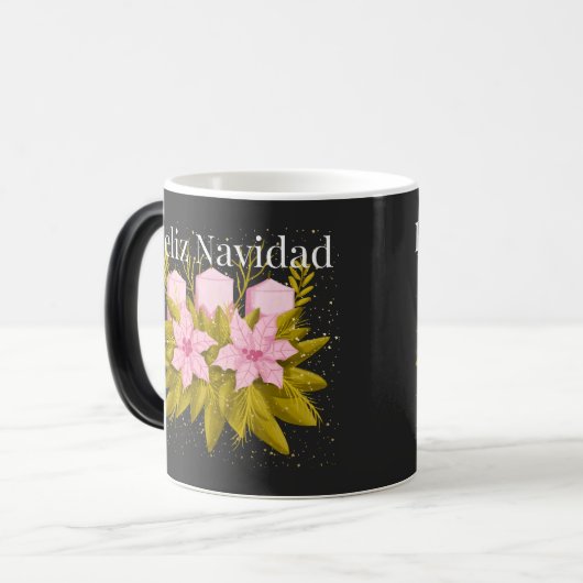 MUG MAGIQUE FELIZ NAVIDAD (Devant gauche)