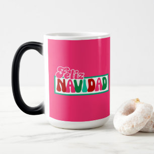 Mug Magique Feliz Navidad - Morphage rose