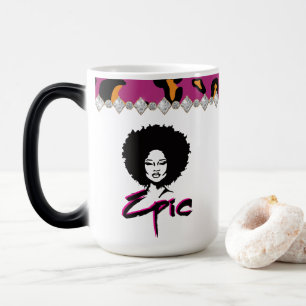 Mug Magique Femme afro-américaine noire