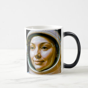 Mug Magique Femme cosmonaute