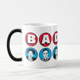 Mug Magique Femmes de Badass : Stacey RBG AOC Katie Kamala War