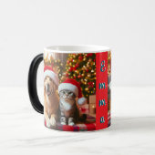 Mug Magique Festive Dog and Cat Christmas (Devant gauche)