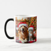 Mug Magique Festive Dog and Cat Christmas (Gauche)