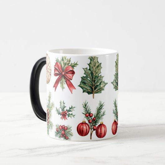 Mug Magique Festive Vintage Christmas (Devant gauche)