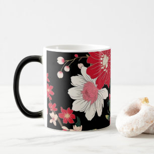 Mug Magique Fête d'anniversaire Japon fleur de cerisier coloré