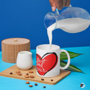 Mug Magique Fête des pères photo moderne de Best Dad Ever