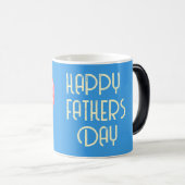 Mug Magique Fête des pères salutations (Devant droit)