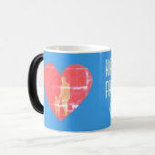 Mug Magique Fête des pères salutations (Devant gauche)