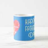 Mug Magique Fête des pères salutations (Centre)
