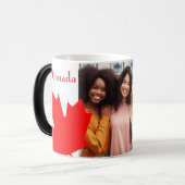 Mug Magique Feuilles branchés de l'érable rouge I Love Canada  (Devant gauche)