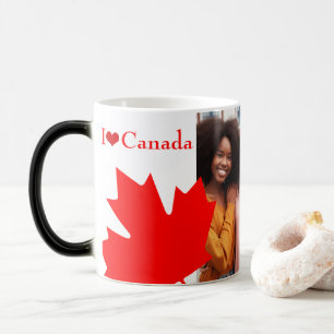 Mug Magique Feuilles branchés de l'érable rouge I Love Canada 