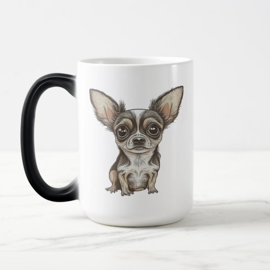 Mug Magique Fier Chihuahua Maman | Chien drôle (Gauche)
