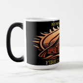 Mug Magique Fiery Valor Intricablement Héroïque Conception De  (Gauche)