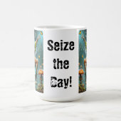 Mug Magique fille cyberpunk sur champignon (Centre)