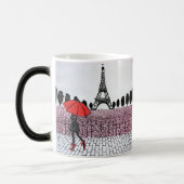 Mug Magique fille parisienne (Gauche)