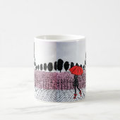 Mug Magique fille parisienne (Centre)