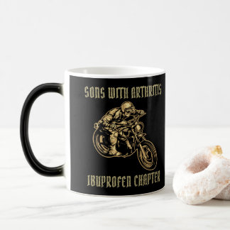 Mug Magique Fils De L'Arthrite Ibuprofène Chapitre, Bikers