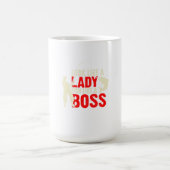 Mug Magique Fisher Cadeau Une Lady Poisson Comme Un Patron (Centre)