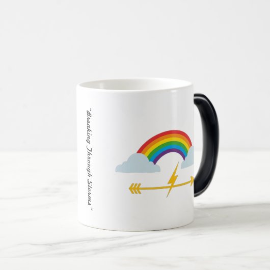 Mug Magique "Flèche à travers les nuages" (Devant droit)
