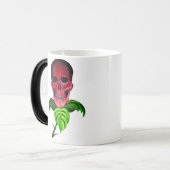Mug Magique Fleur crâne (Devant gauche)