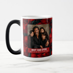 Mug Magique Fleur d'Amaryllis rouge Step-papa Souvenir