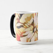 Mug Magique Fleur d'automne abstrait (Devant gauche)