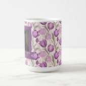 Mug Magique Fleur de tulipe classique Lycée Diplômé (Centre)