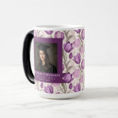 Mug Magique Fleur de tulipe classique Lycée Diplômé (Devant gauche)