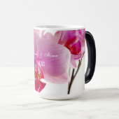 Mug Magique Fleur d'orchidée (Devant droit)