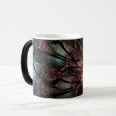 Mug Magique Fleur imaginaire fractale douce et tendresse (Devant gauche)