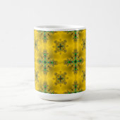Mug Magique Fleurs Artdeco dans le style rétro (Centre)