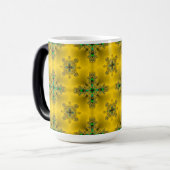 Mug Magique Fleurs Artdeco dans le style rétro (Devant gauche)